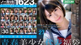 ノーカット1623分 セーラー服美少女と完全主観性交 青春美少女代表福袋30名