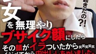 美少女を無理やりブサイク顔にしたらその顔がイラついたからイジメてから中出ししちゃいました。
